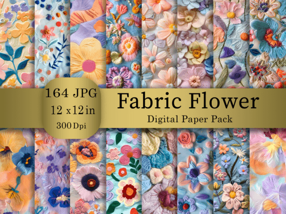 3D Knitting Yarn Fabric Digital Paper Bundle for Crafters